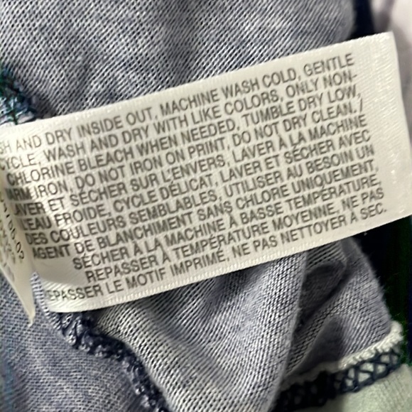 Old Navy navy floral tank top with ruffles neckline large - Picture 9 of 10